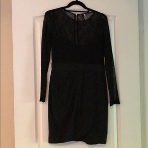 Black long sleeve dress
